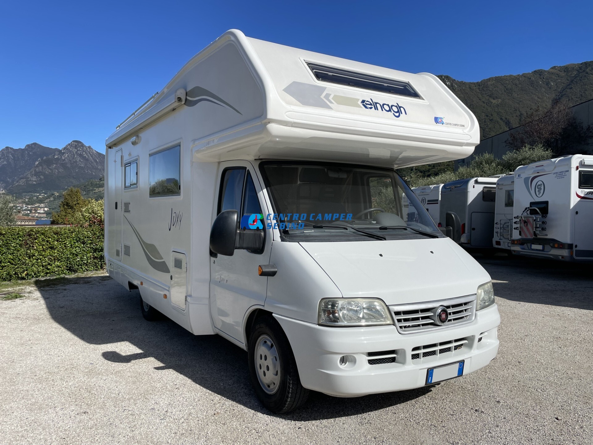 Elnagh Joxy 11 camper mansardato 7 mt doppio tavol