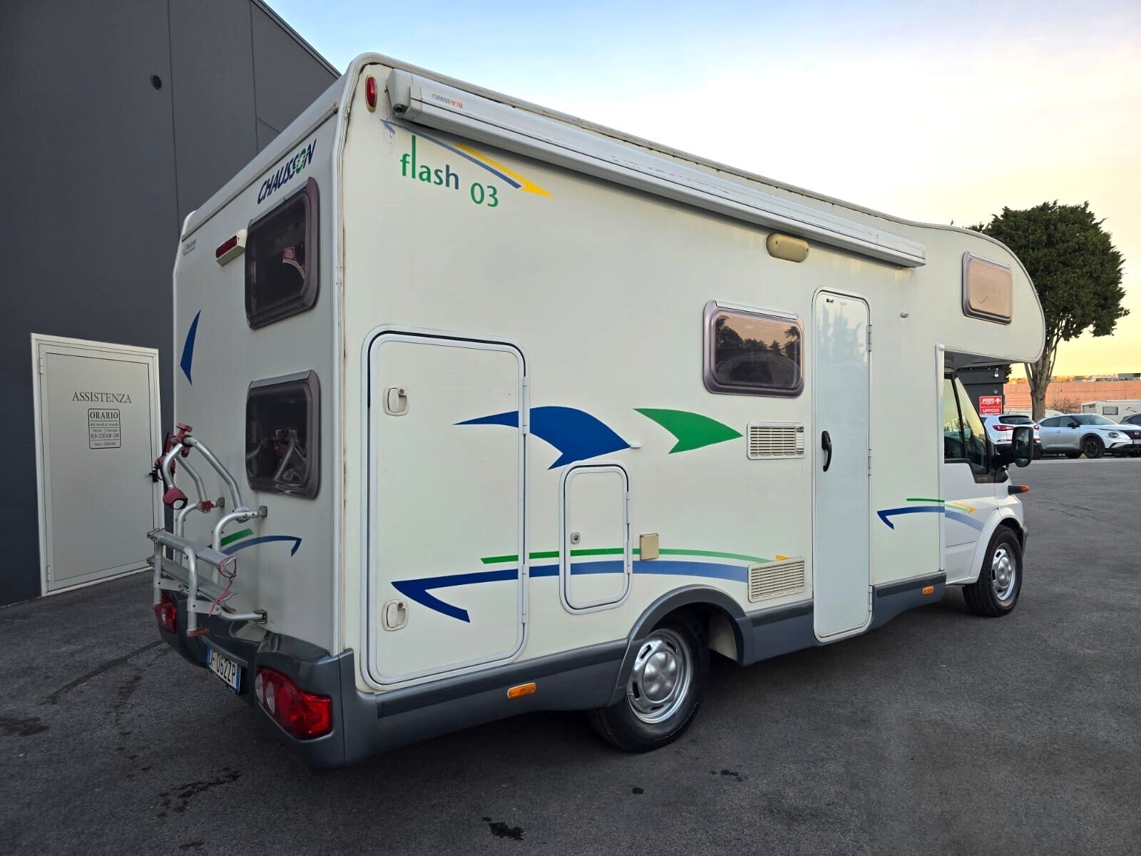 Chausson Flash 3 - MANSARDATO con LETTI TRASVERSAL