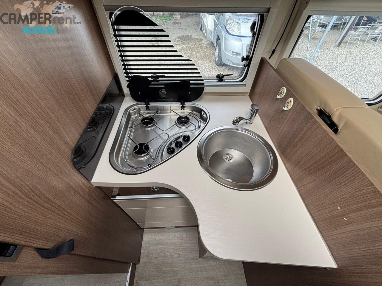 Chausson FLASH 628 EB - SEMINTEGRALE LETTO NAUTICO
