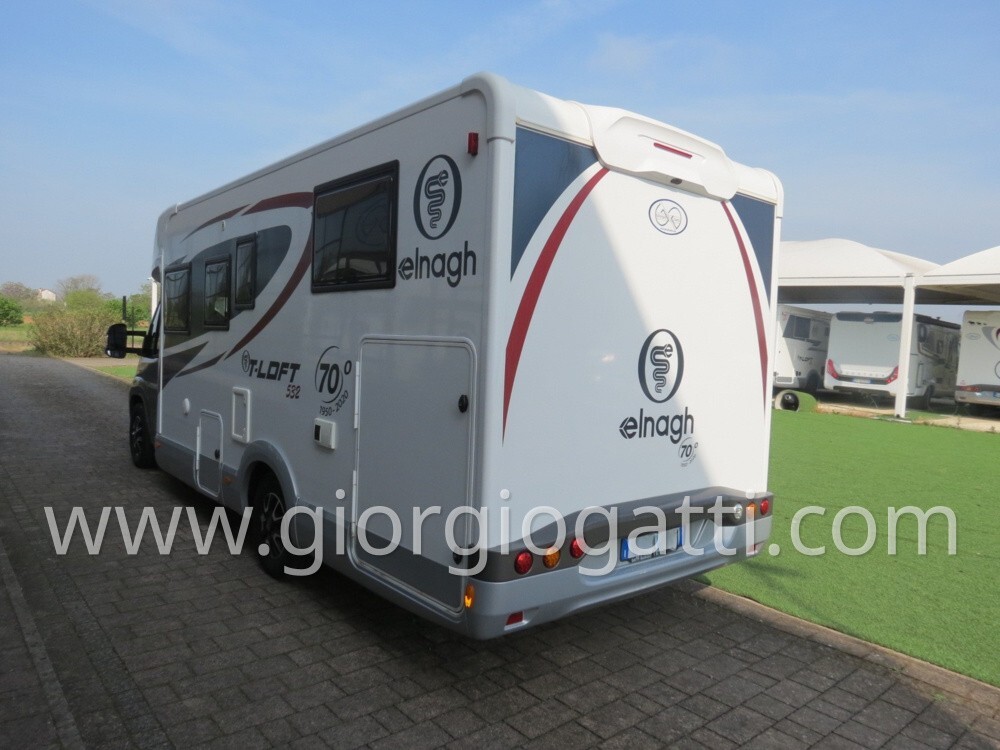 CAMPER SEMINTEGRALE ELNAGH T-LOFT 532 70*ANNIVERSA