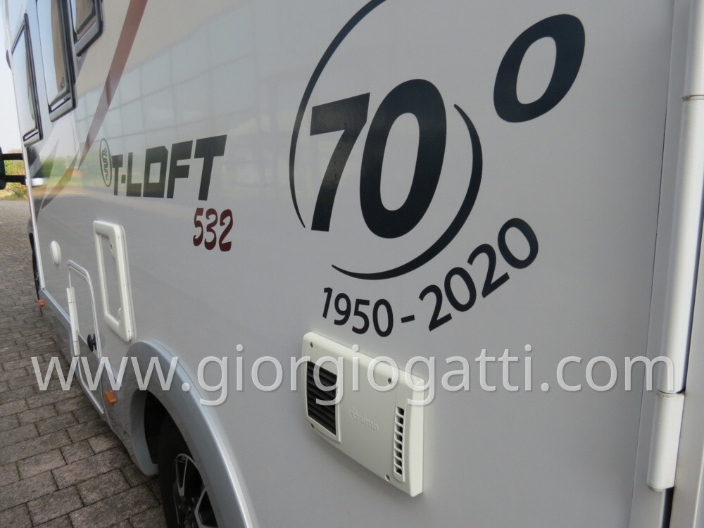 CAMPER SEMINTEGRALE ELNAGH T-LOFT 532 70*ANNIVERSA