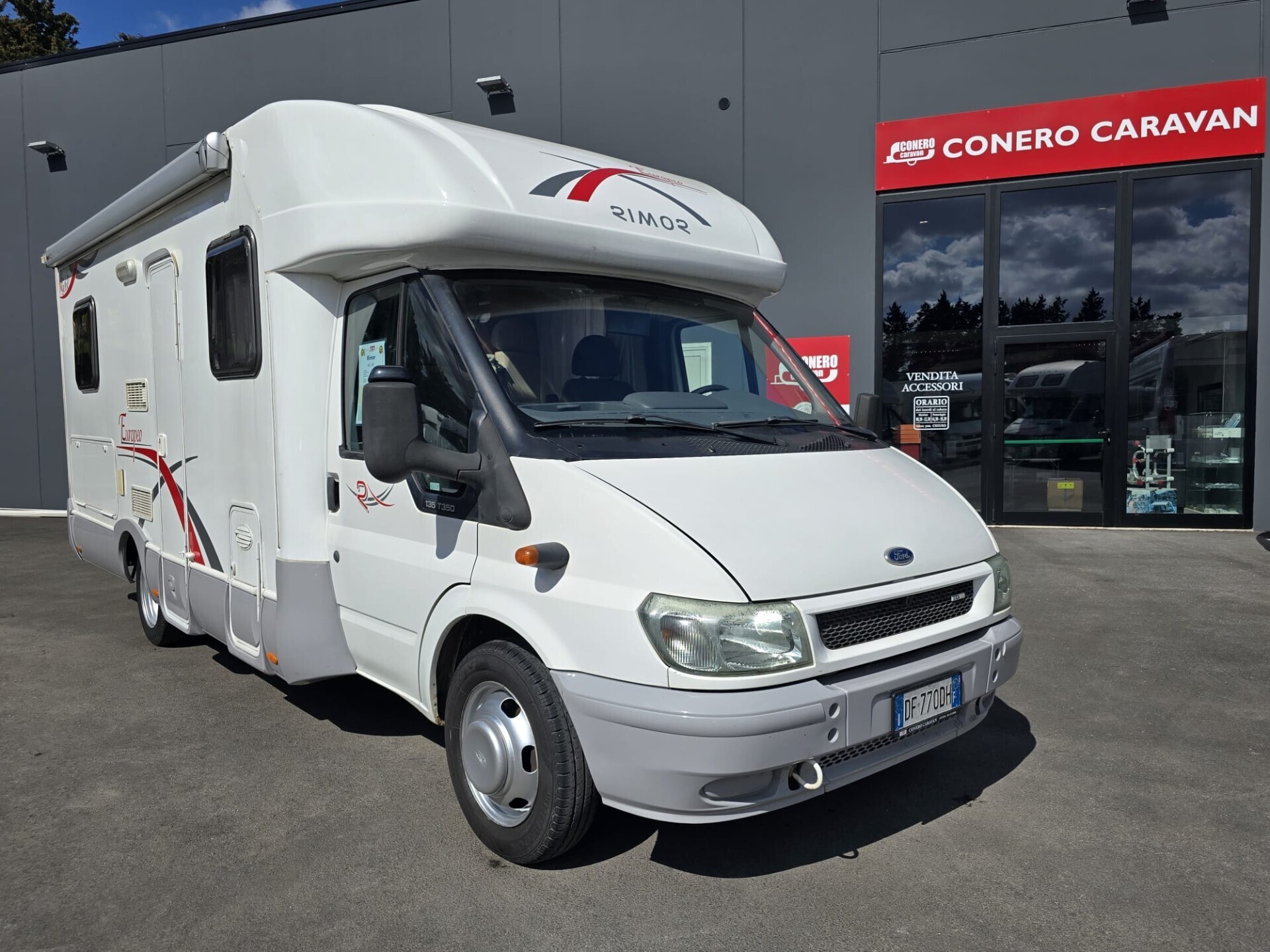Rimor NG 16 P CAMPER SEMINTEGRALE CON PORTAMOTO
