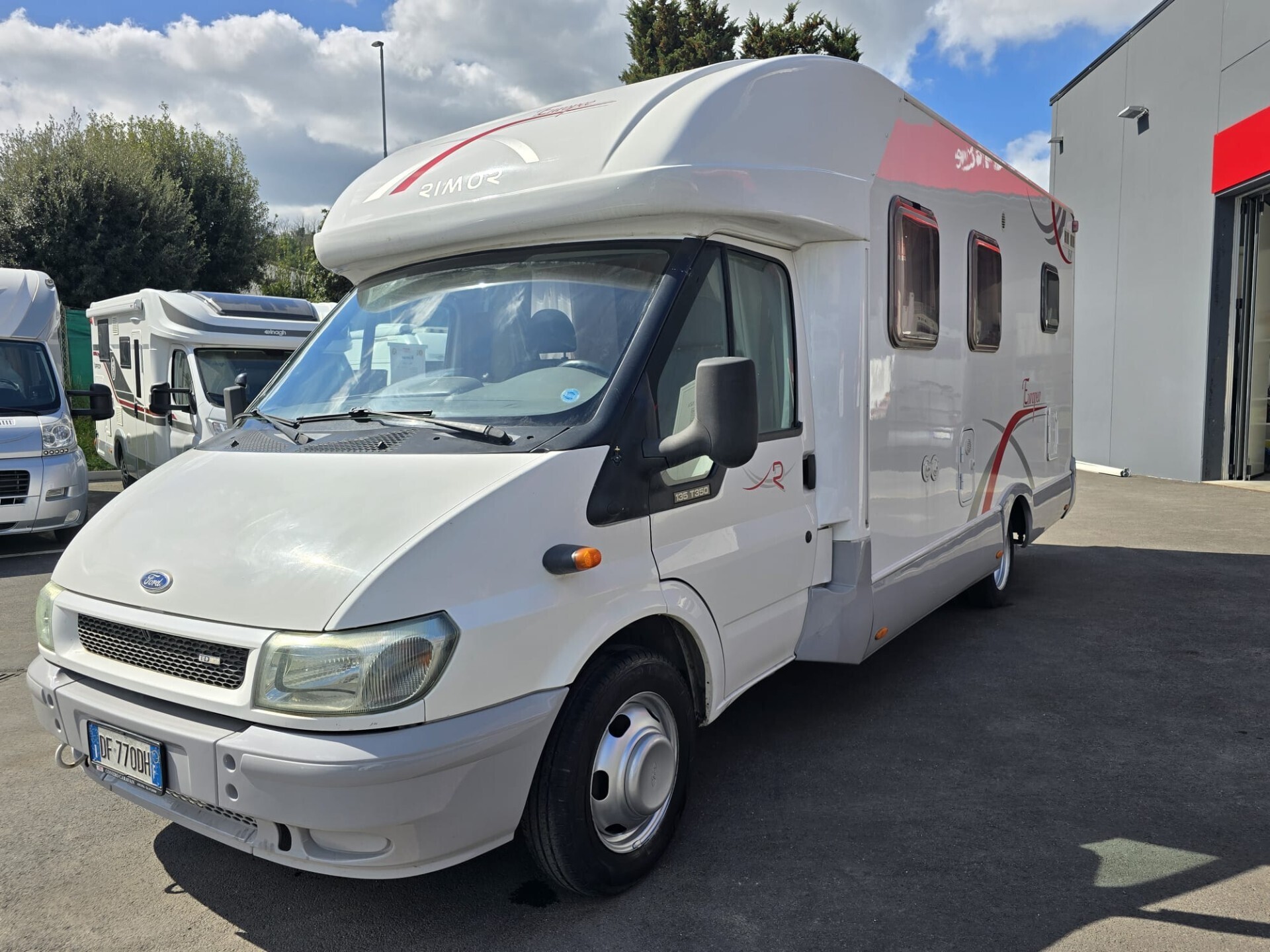 Rimor NG 16 P CAMPER SEMINTEGRALE CON PORTAMOTO