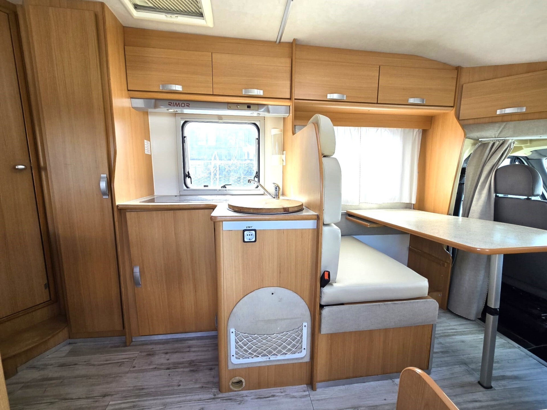 Rimor NG 16 P CAMPER SEMINTEGRALE CON PORTAMOTO