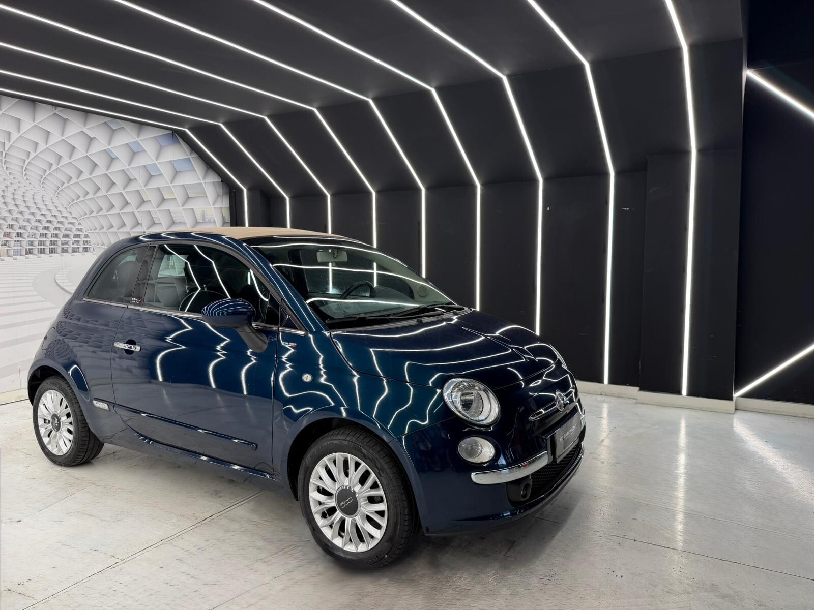 Fiat 500 CABRIO-SPORT-1.2 69CV-KM CERTIFICATI-12 MESI GARANZIA-PERMUTE – foto 2