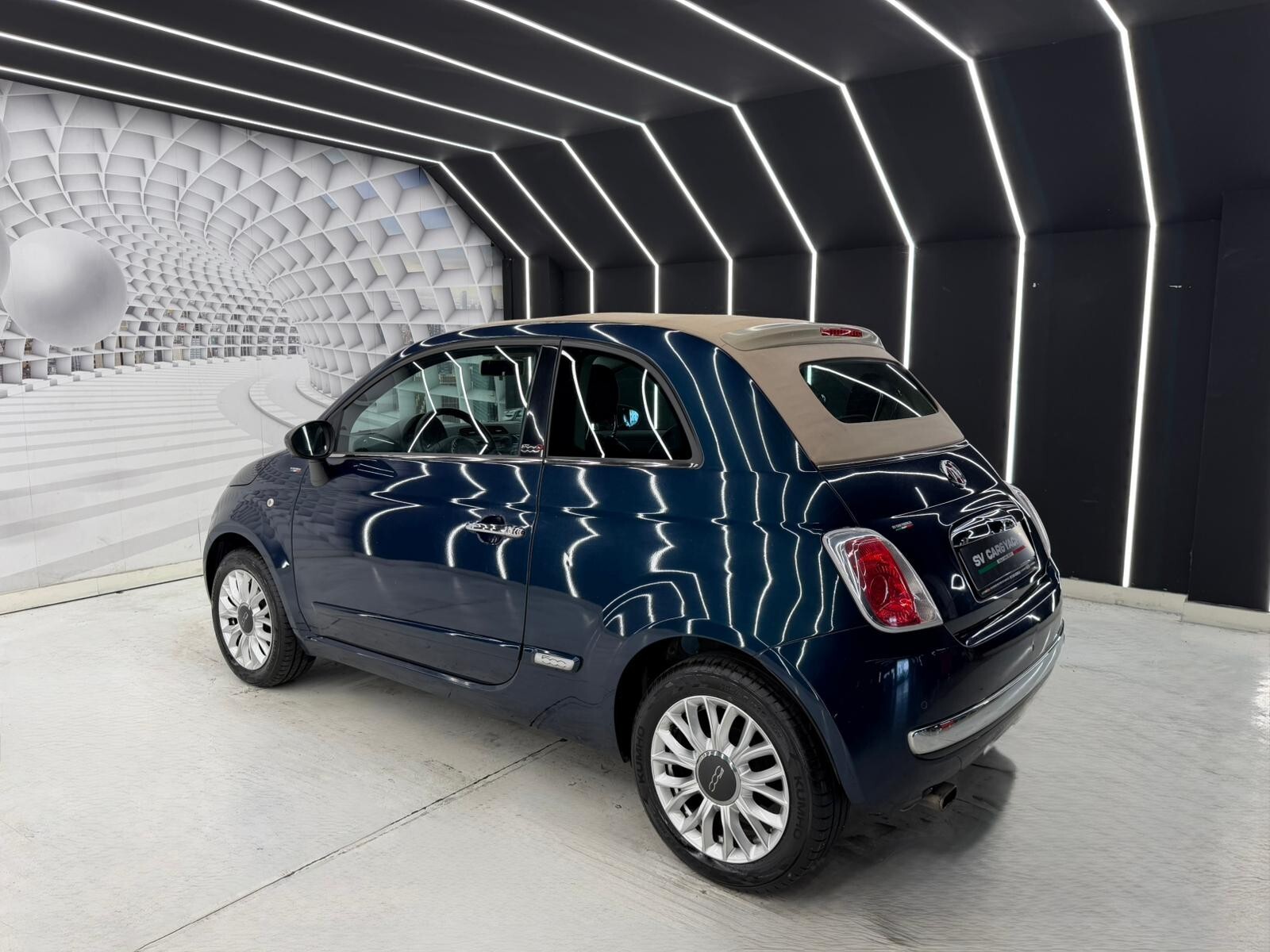 Fiat 500 CABRIO-SPORT-1.2 69CV-KM CERTIFICATI-12 MESI GARANZIA-PERMUTE – foto 4
