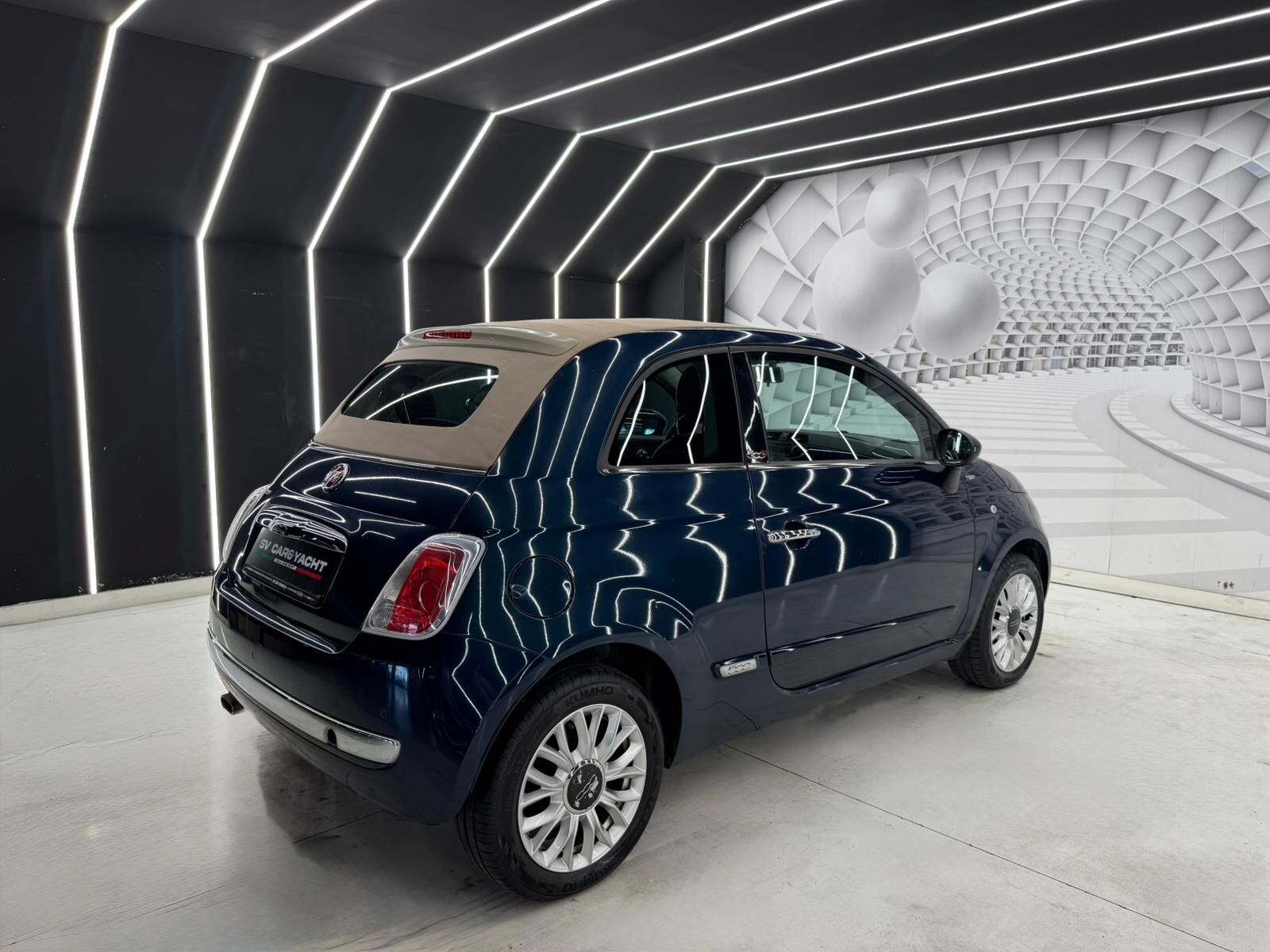Fiat 500 CABRIO-SPORT-1.2 69CV-KM CERTIFICATI-12 MESI GARANZIA-PERMUTE – foto 5