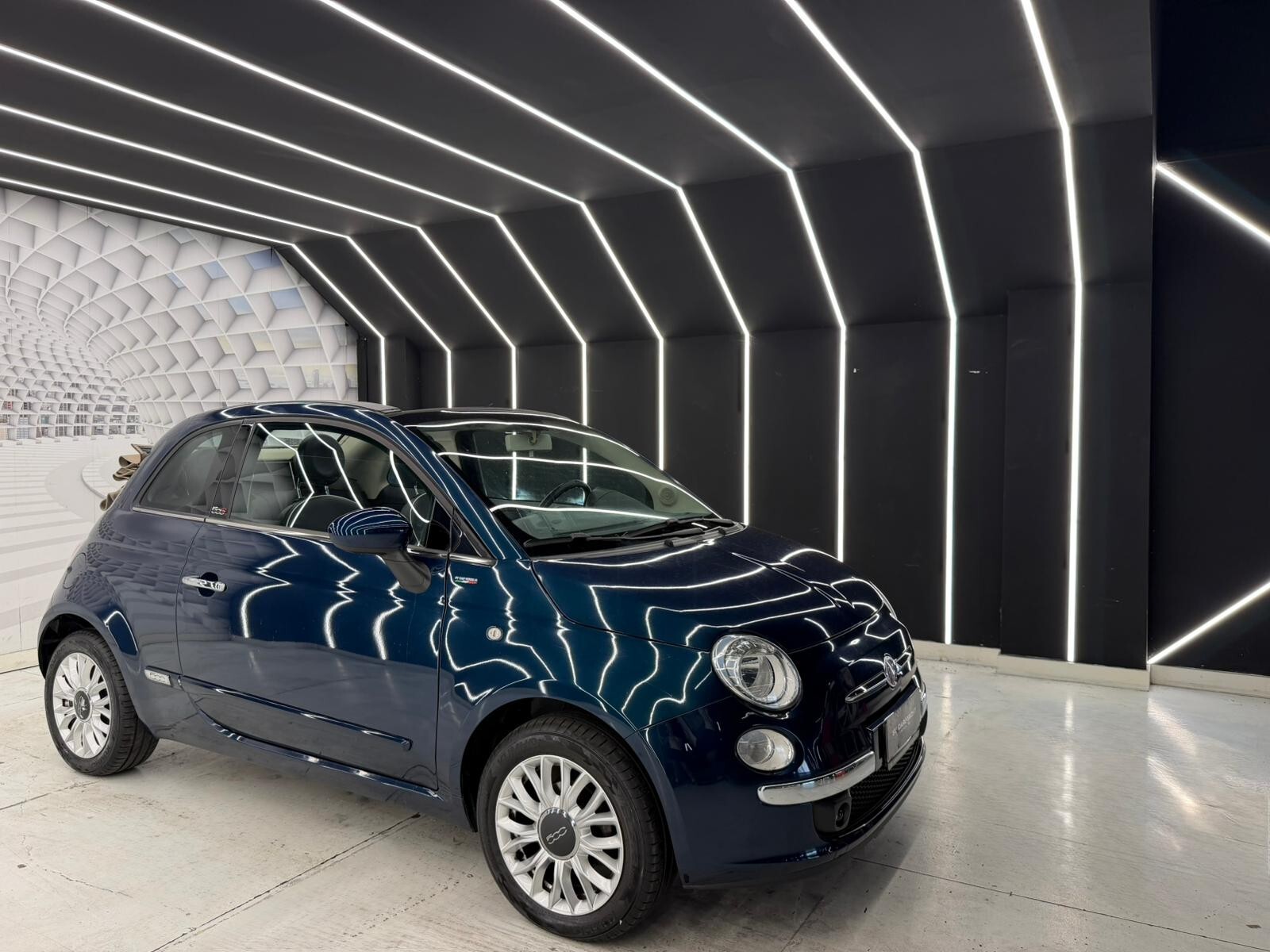 Fiat 500 CABRIO-SPORT-1.2 69CV-KM CERTIFICATI-12 MESI GARANZIA-PERMUTE – foto 9