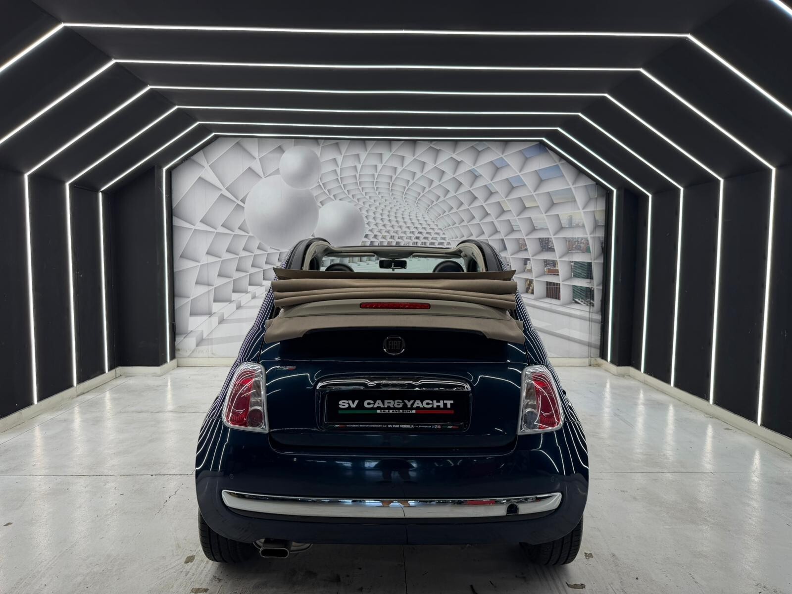 Fiat 500 CABRIO-SPORT-1.2 69CV-KM CERTIFICATI-12 MESI GARANZIA-PERMUTE – foto 10