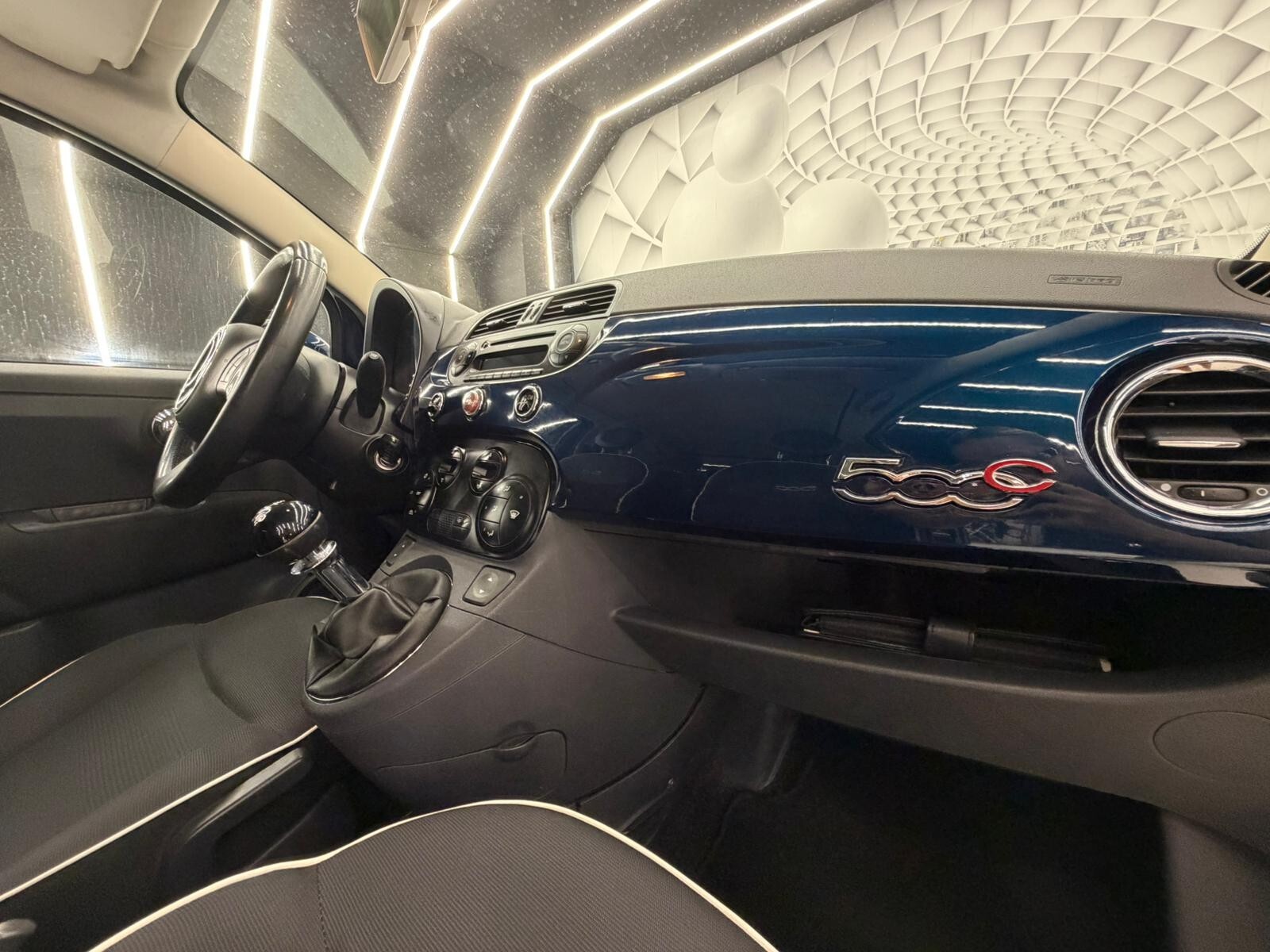 Fiat 500 CABRIO-SPORT-1.2 69CV-KM CERTIFICATI-12 MESI GARANZIA-PERMUTE – foto 14
