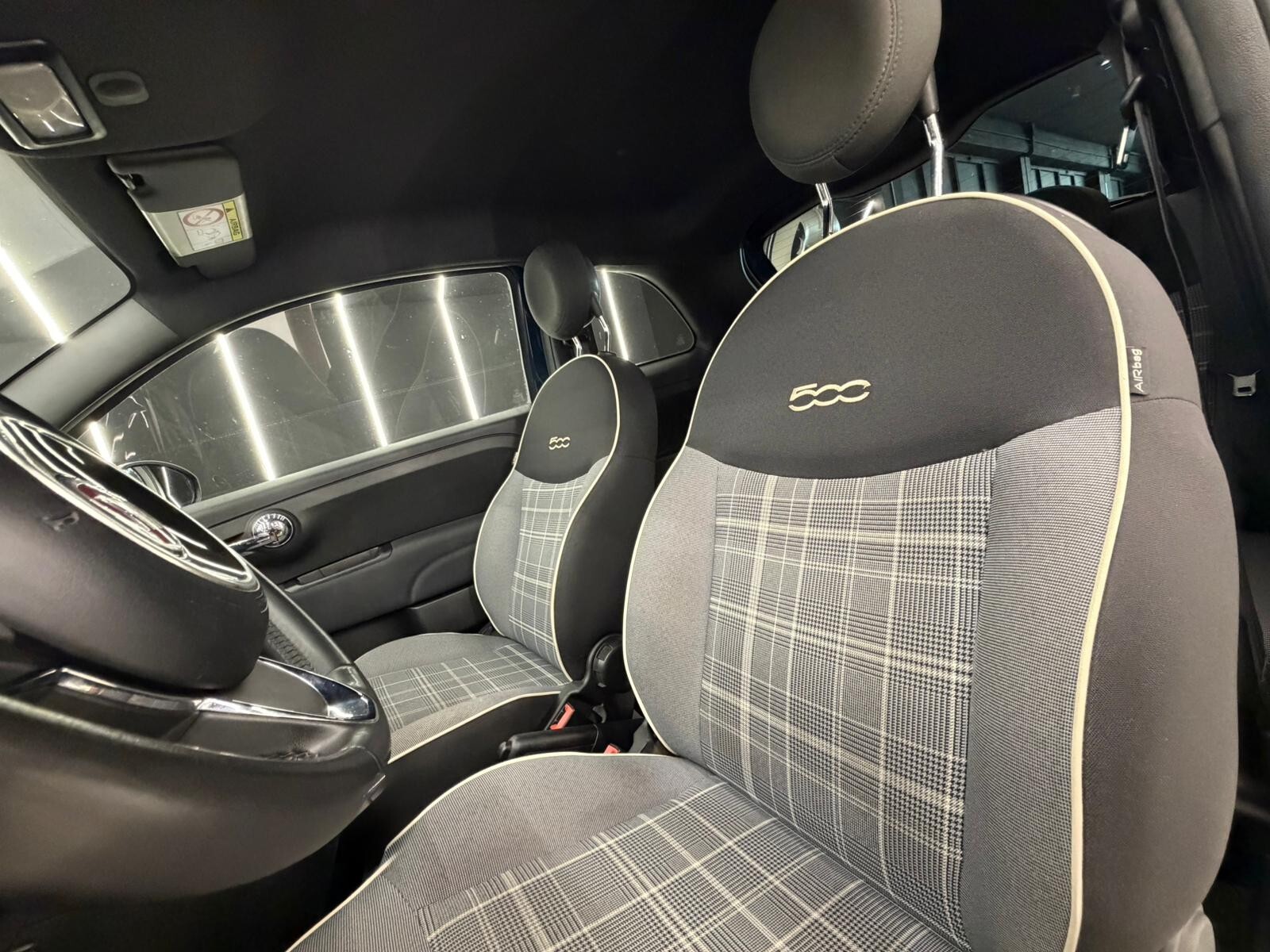 Fiat 500 C 1.0 Hybrid Lounge-70CV-KM CERTIFICATI-12 MESI GARANZIA-PERMUTE &ndash; foto 8