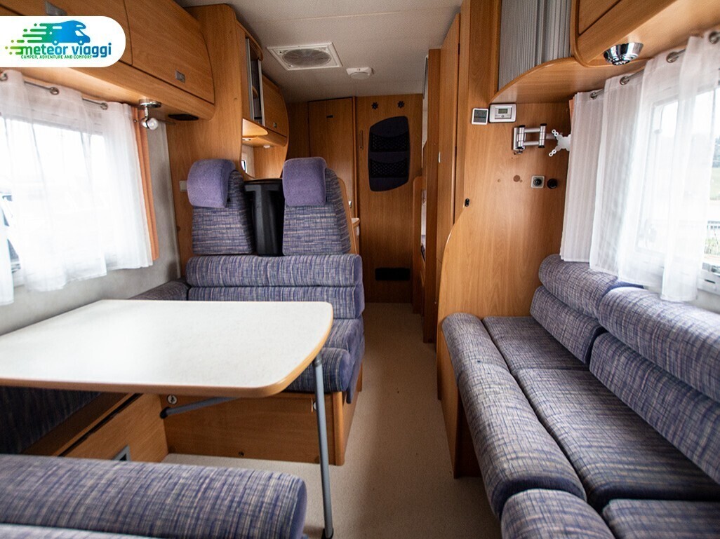 Camper mansardato 5 posti Challenger 172