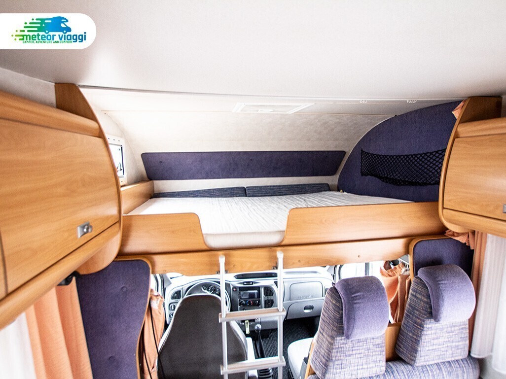 Camper mansardato 5 posti Challenger 172