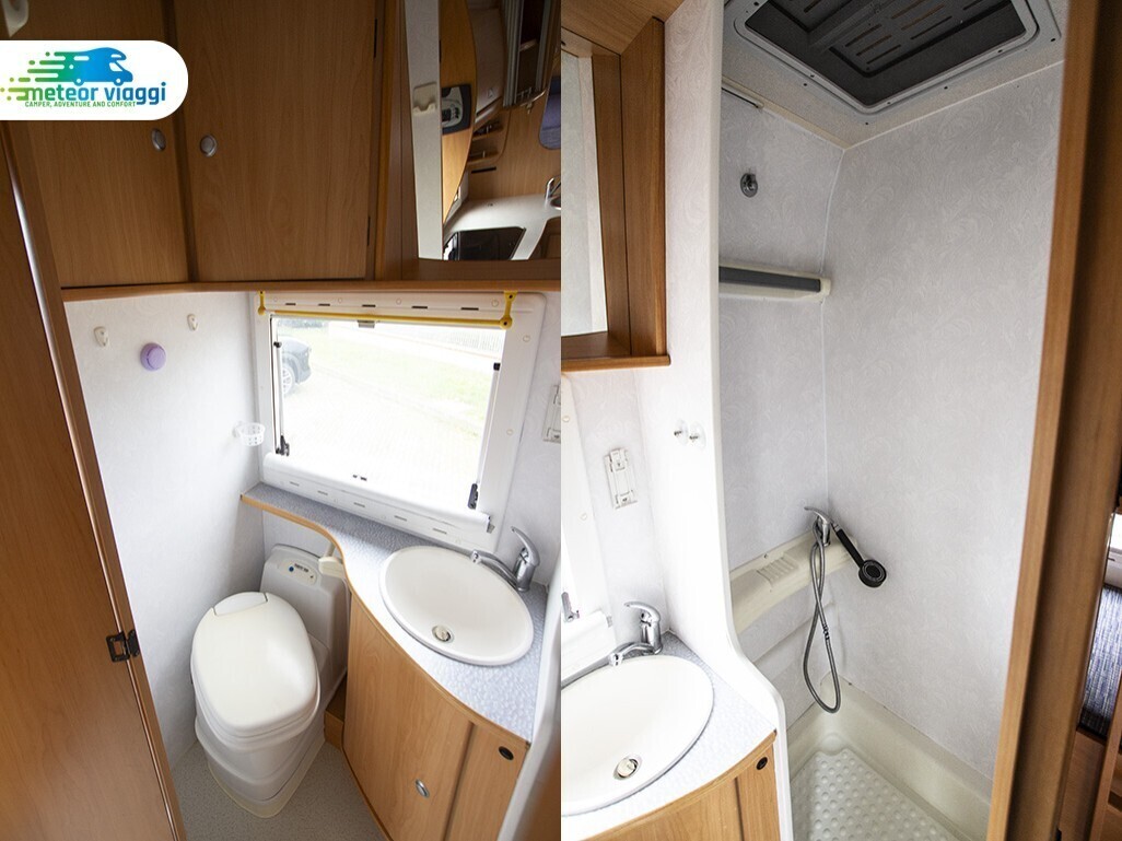 Camper mansardato 5 posti Challenger 172
