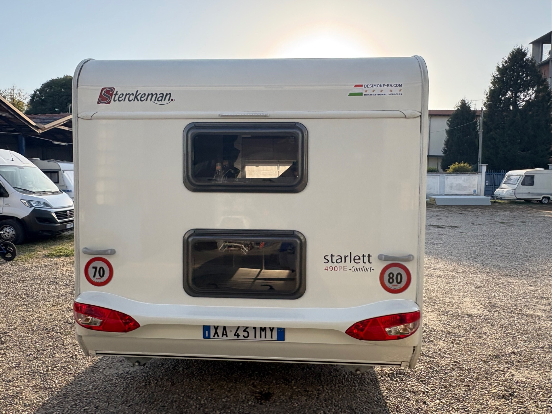 Sterckeman Caravan Starlett 490-posti 6-Fiamma f45