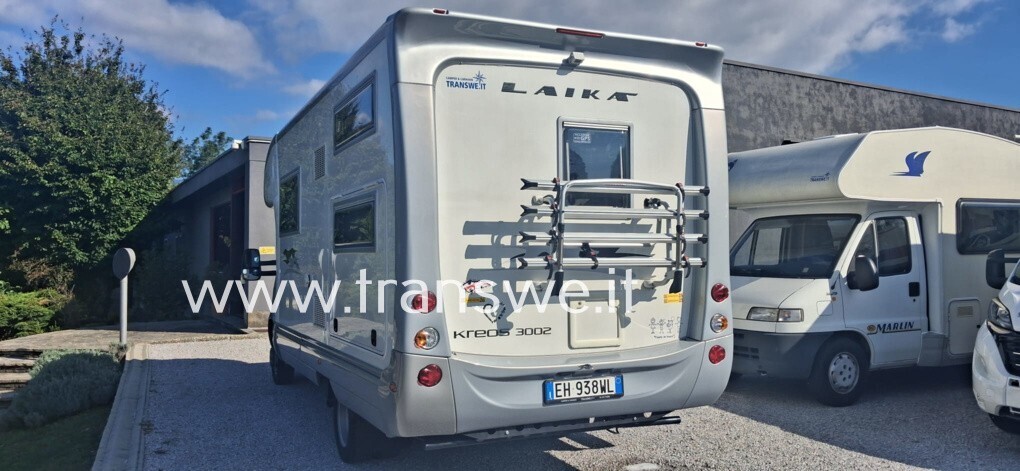 Laika Kreos 3002 ampia zona giorno e letti a caste
