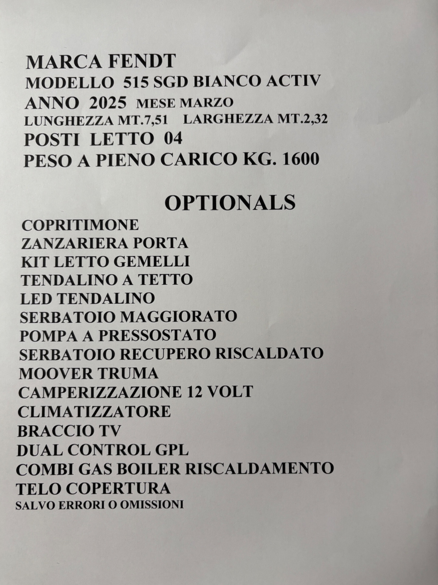 Fendt 515 sgd Bianco Activ USATO GARANTITO