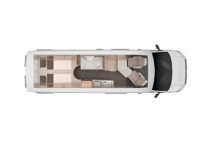 Knaus Boxdrive 680 ME - Il van con letti gemelli b